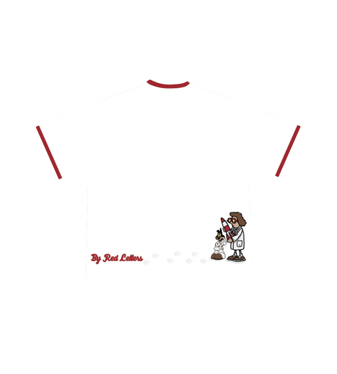 Red Letters Mad Science Tee