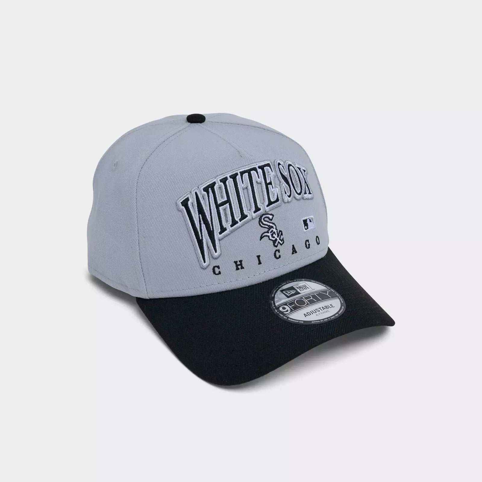 New Era Chicago White Sox MLB 9FORTY Embroidery Wordmark A-Frame Snapback Hat