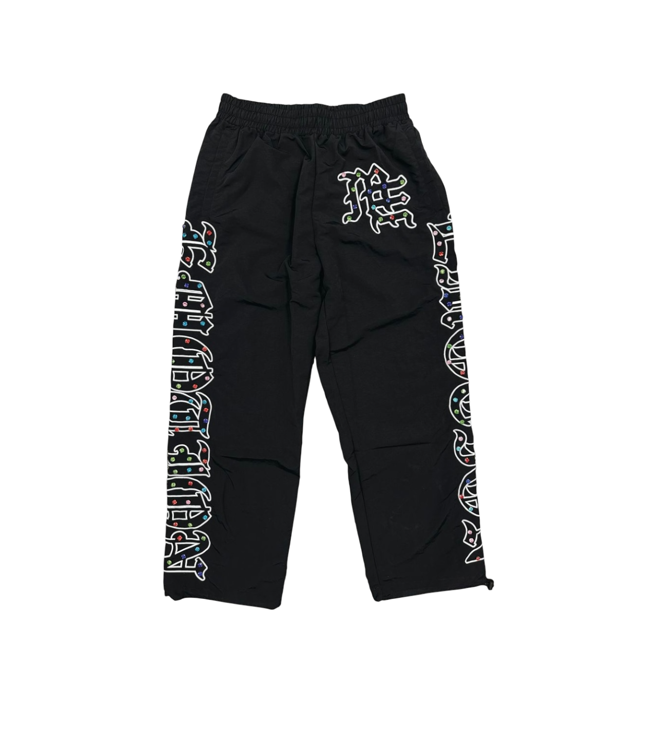 Mixed Emotions Rhinestone Track Pants