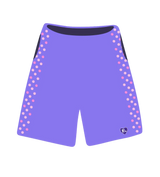 Red Letters Rhinestone Purple Short