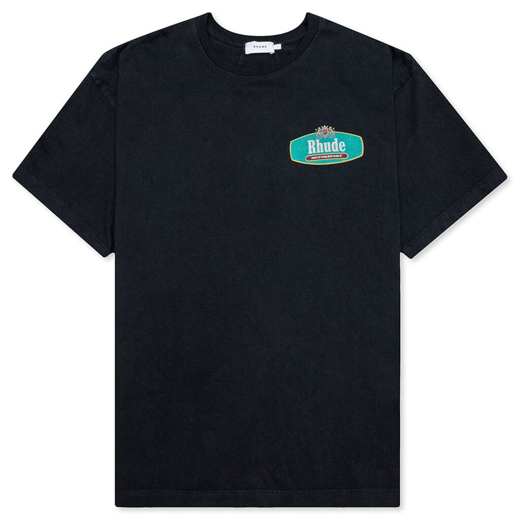 Rhude Monaco 2022 Black Tee