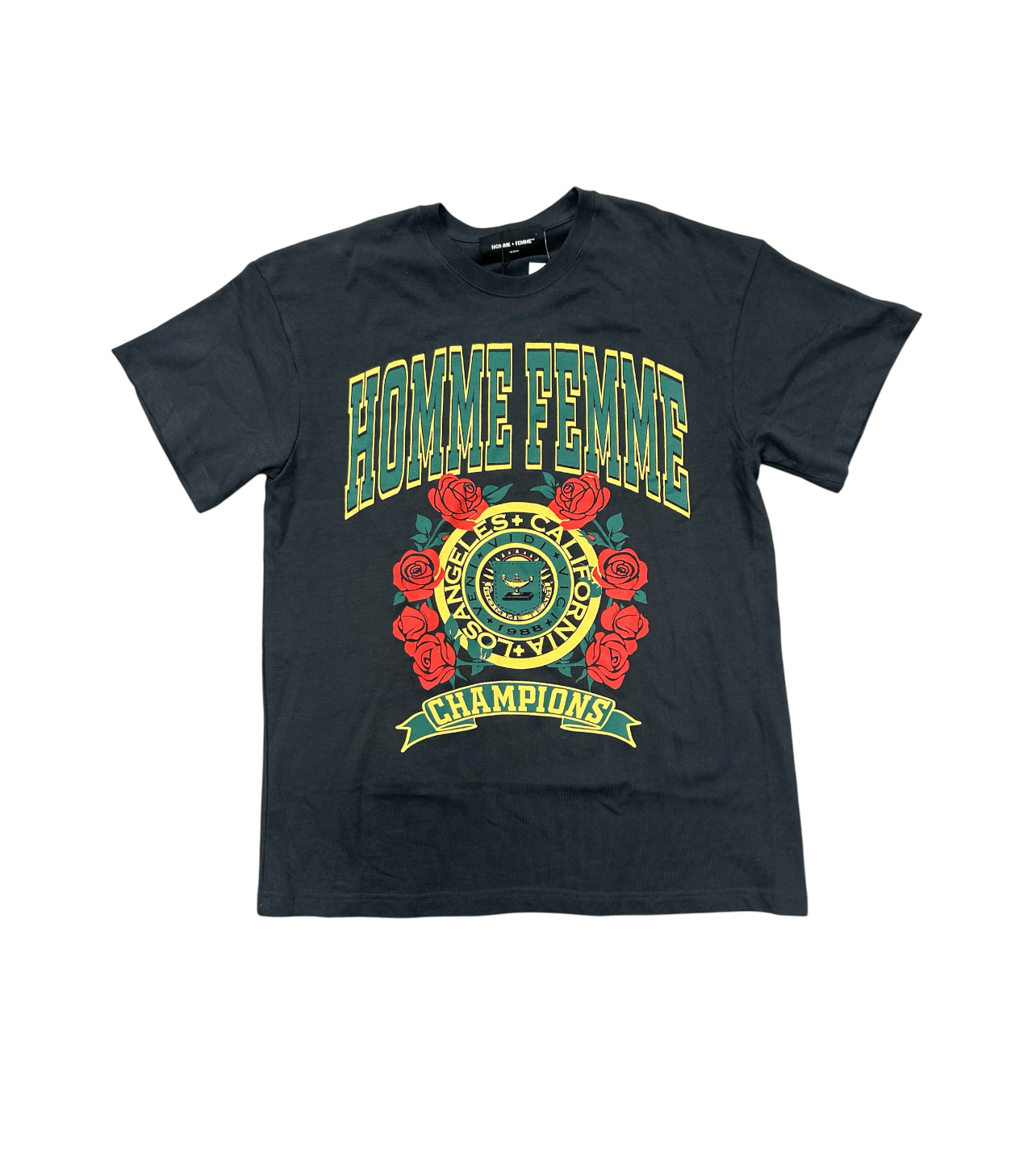 Homme Femme Championship Tee Black