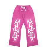 Awoken Dreams Pink Patchwork Sweatpants