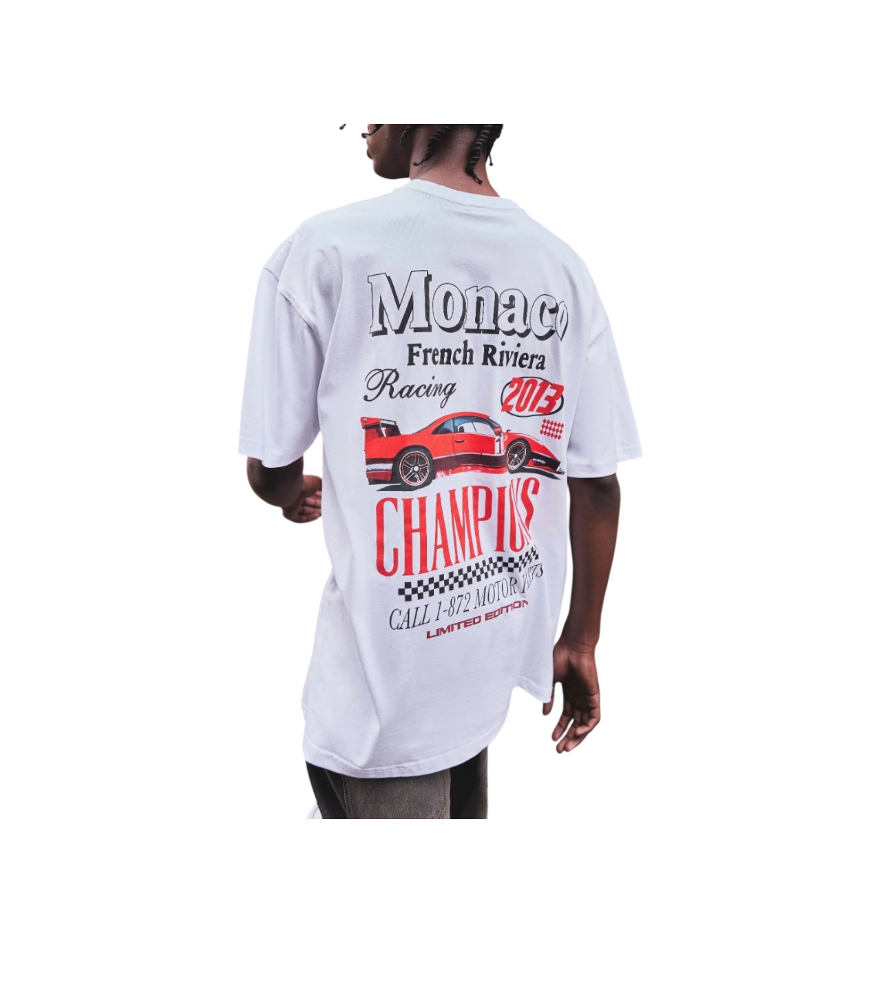 Monaco Racing Tee White