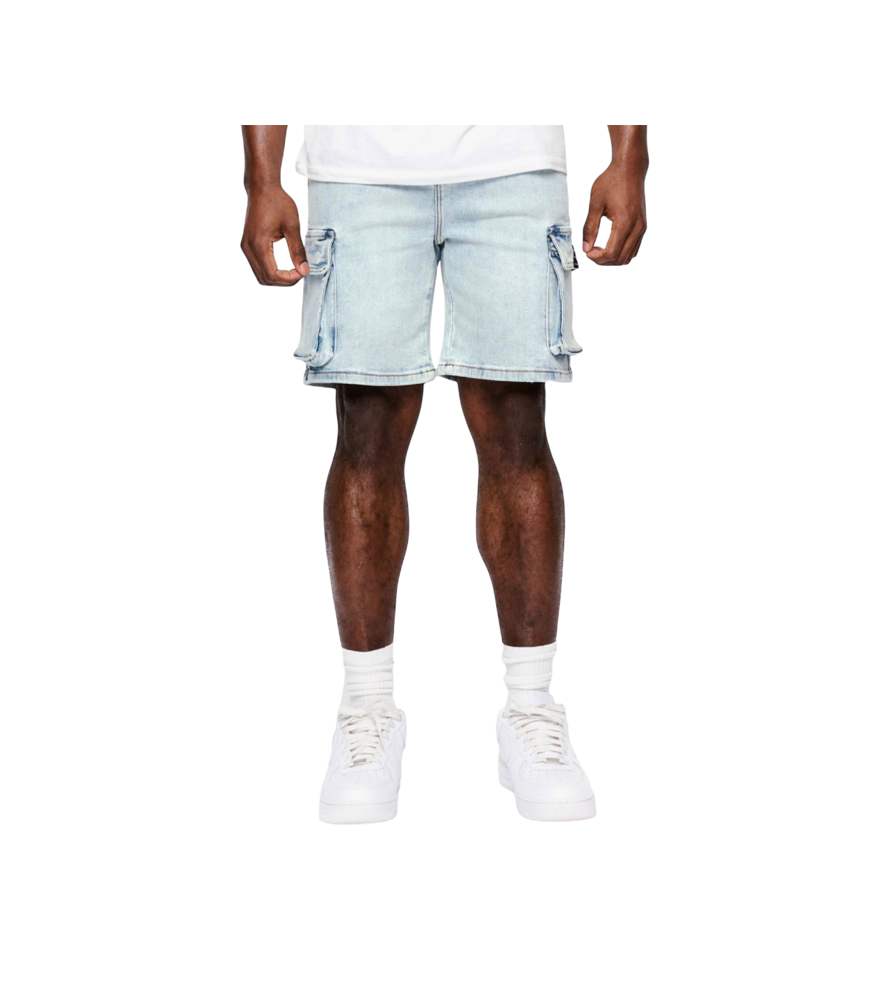 ANOM Denim Shorts Pool Blue