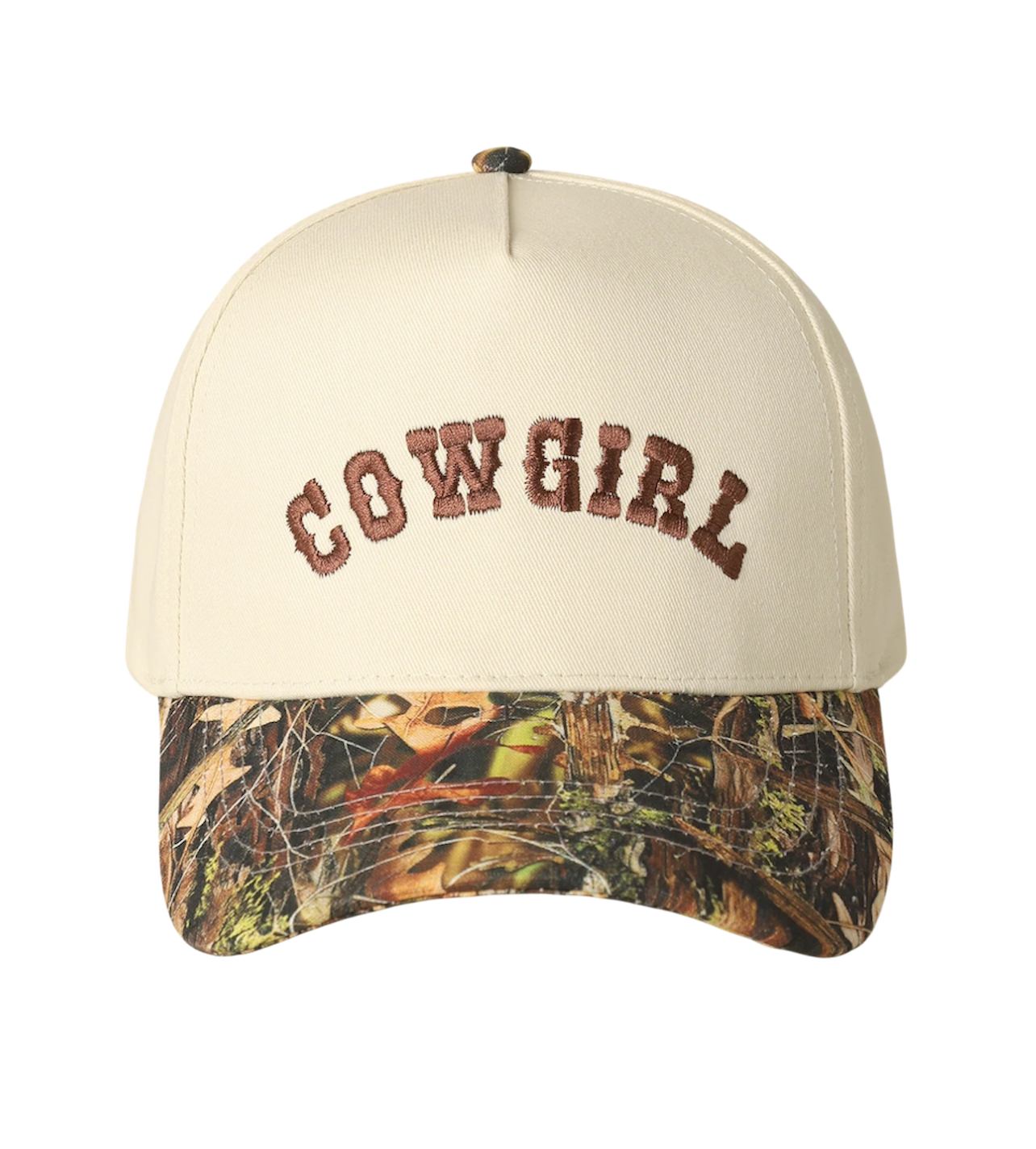 Cowgirl Camo Hat Brown