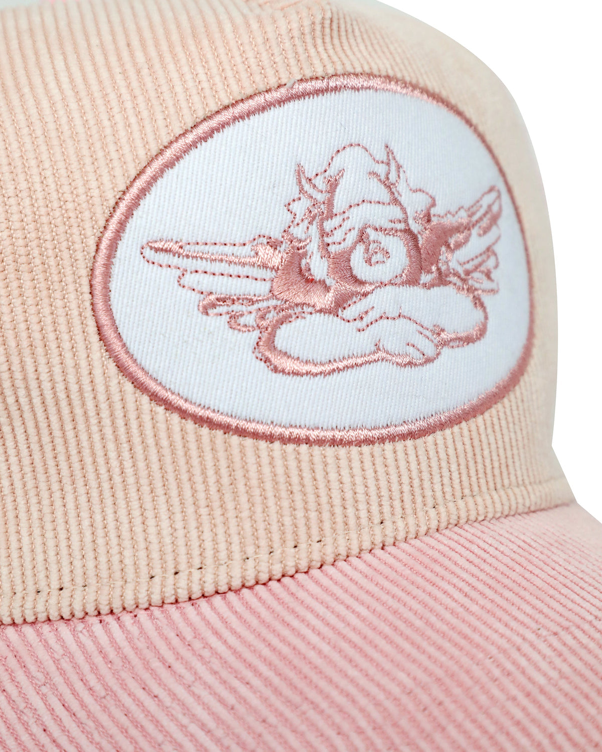 Boys Lie Pink Corduroy Trucker Hat