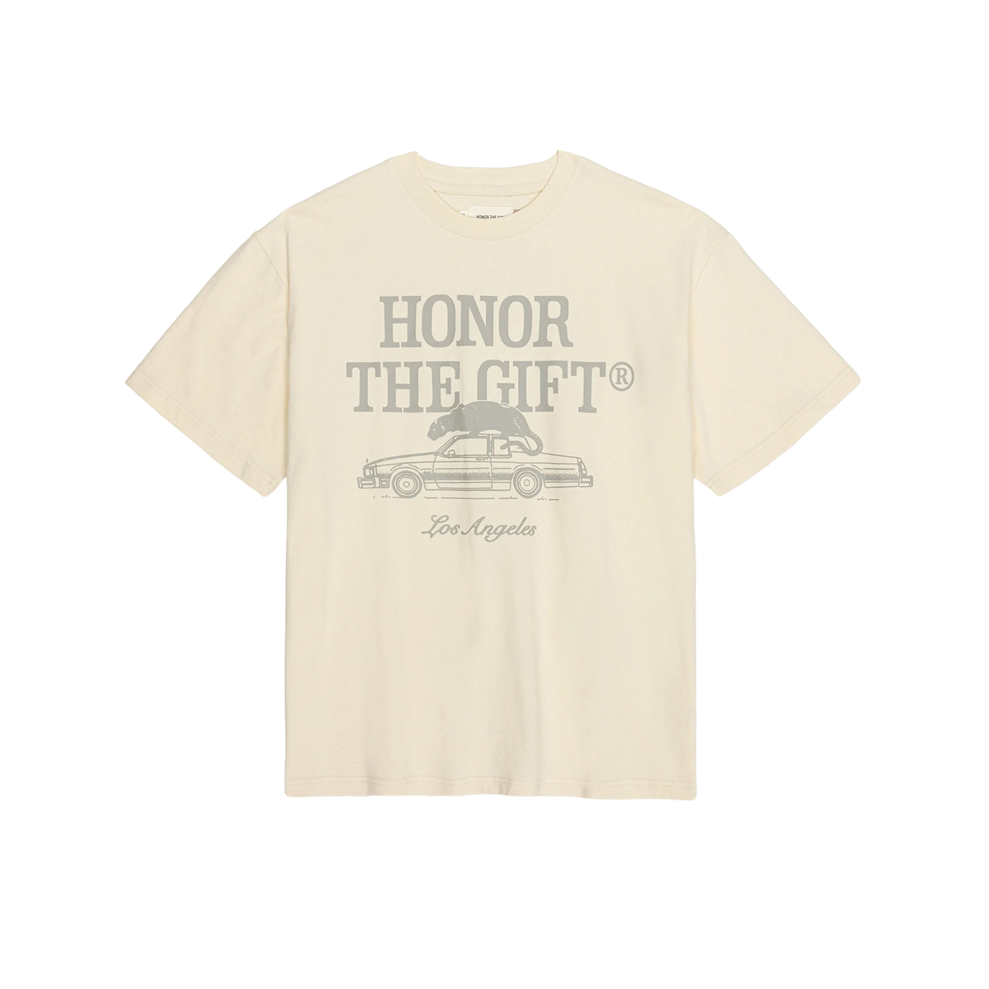 HTG Cream Car Mascot Tee