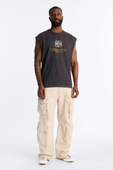 WCC Cut Off Moto Club Grey Tee