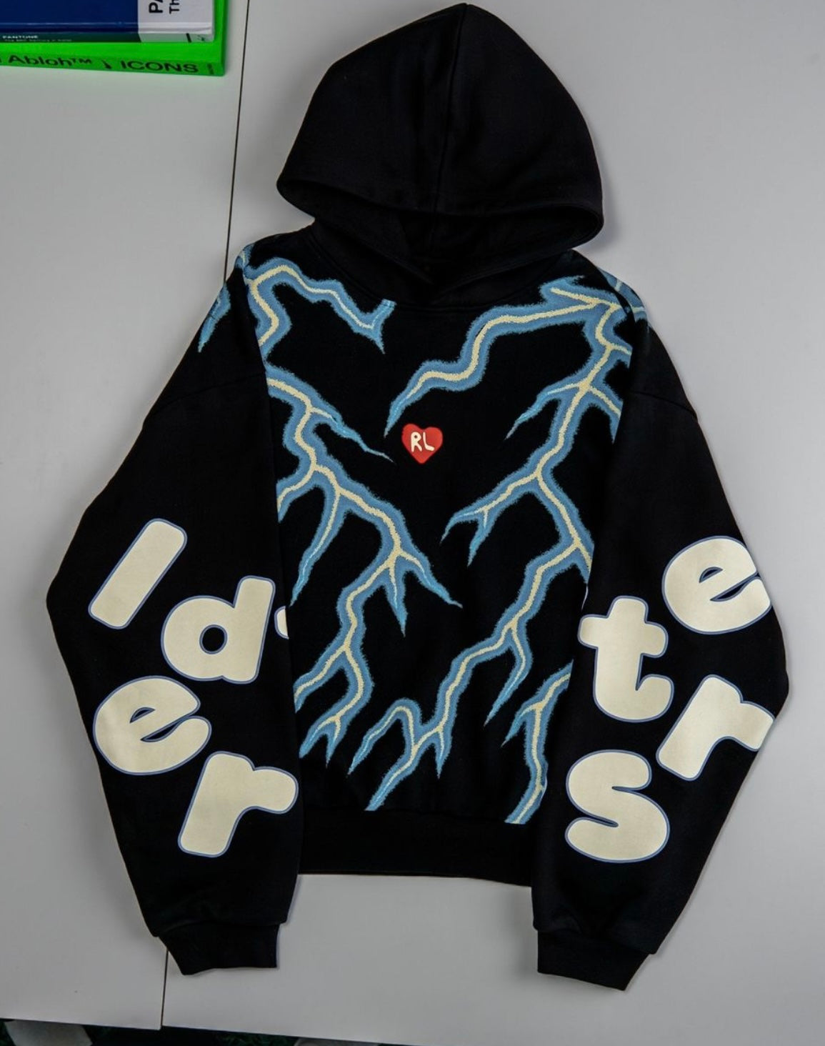 Red Letters Racer To Jesus Black Hoodie