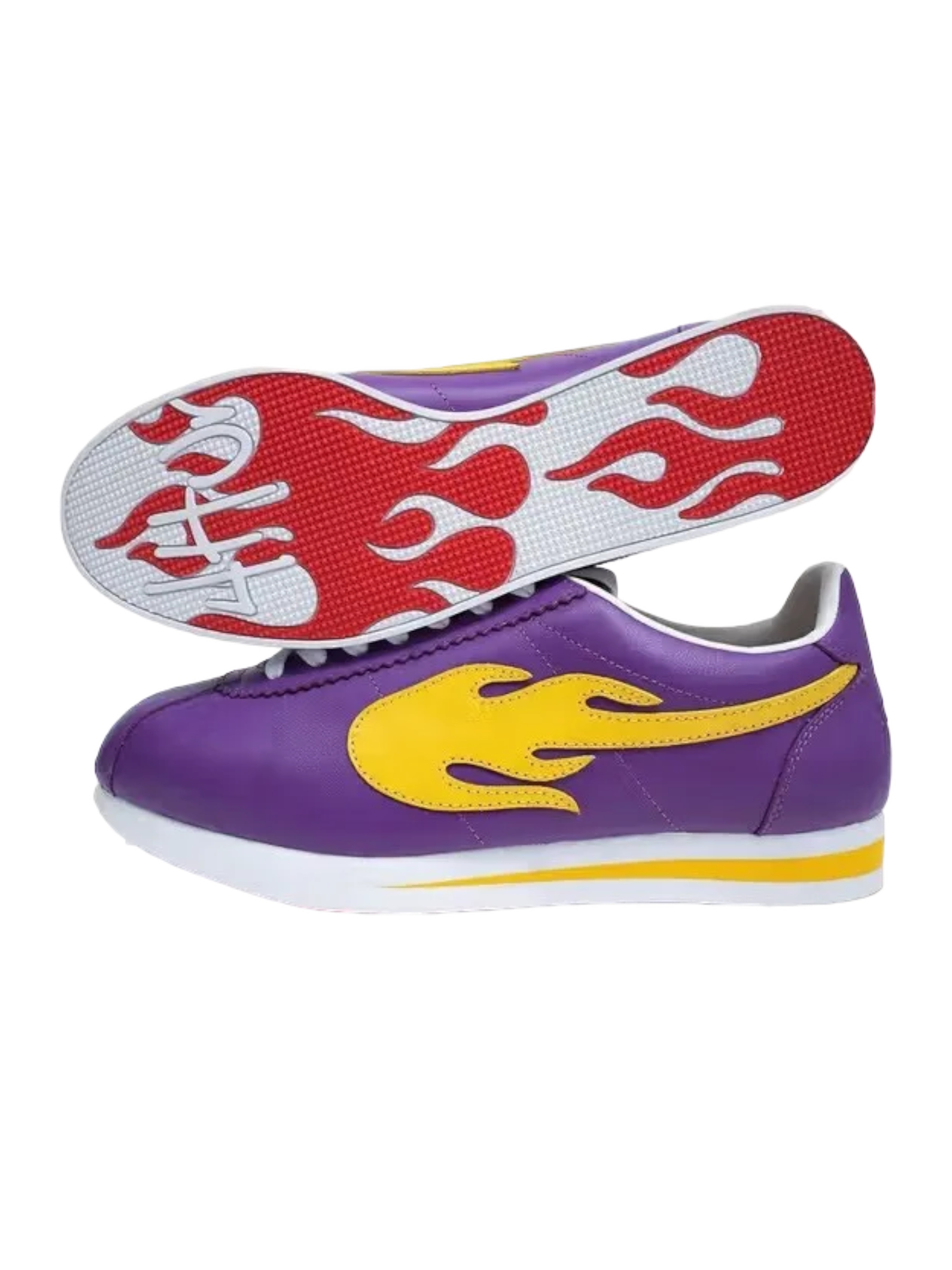 YG Flame Sneaker Purple/Yellow