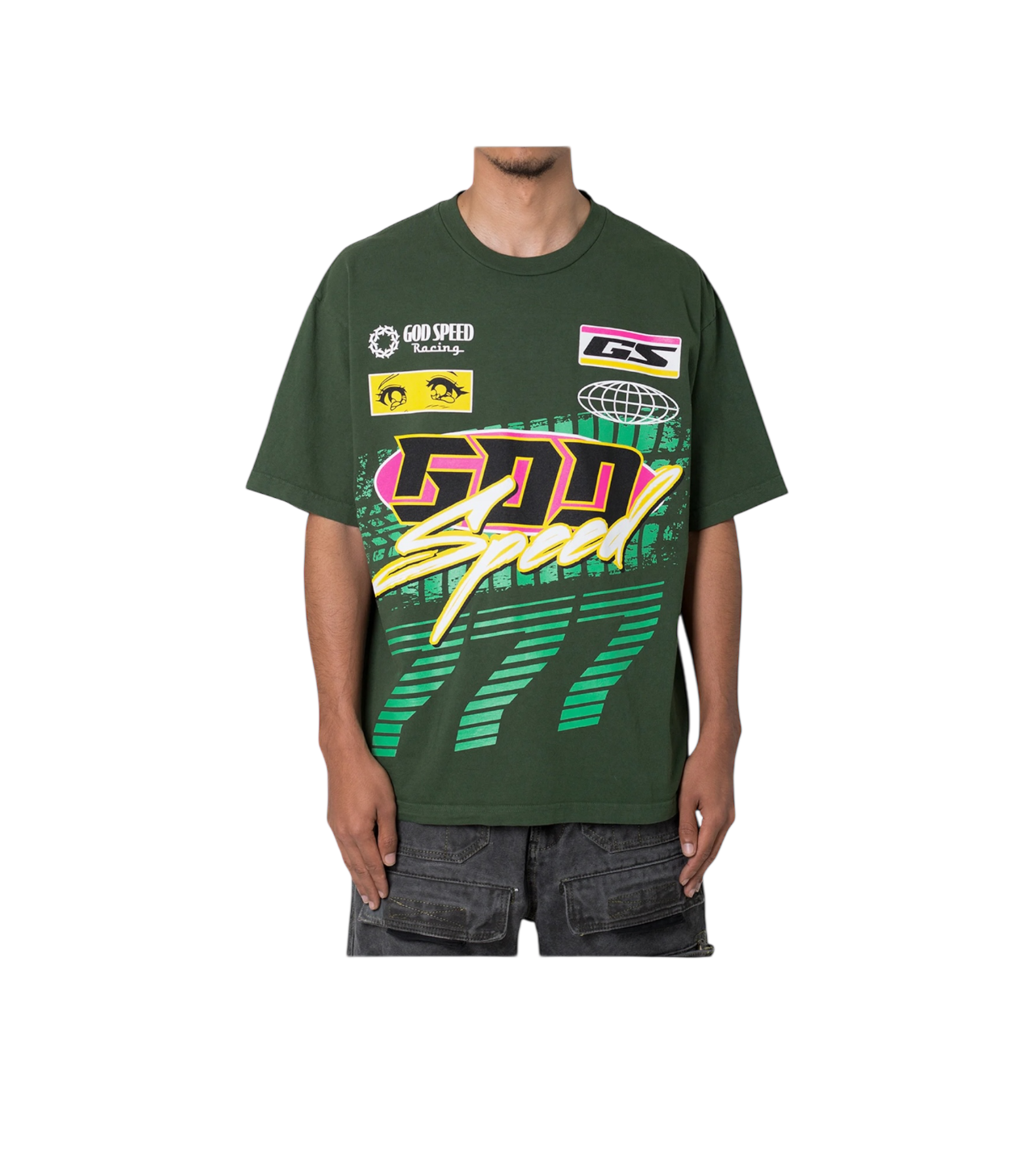 MNML Godspeed Tee Green