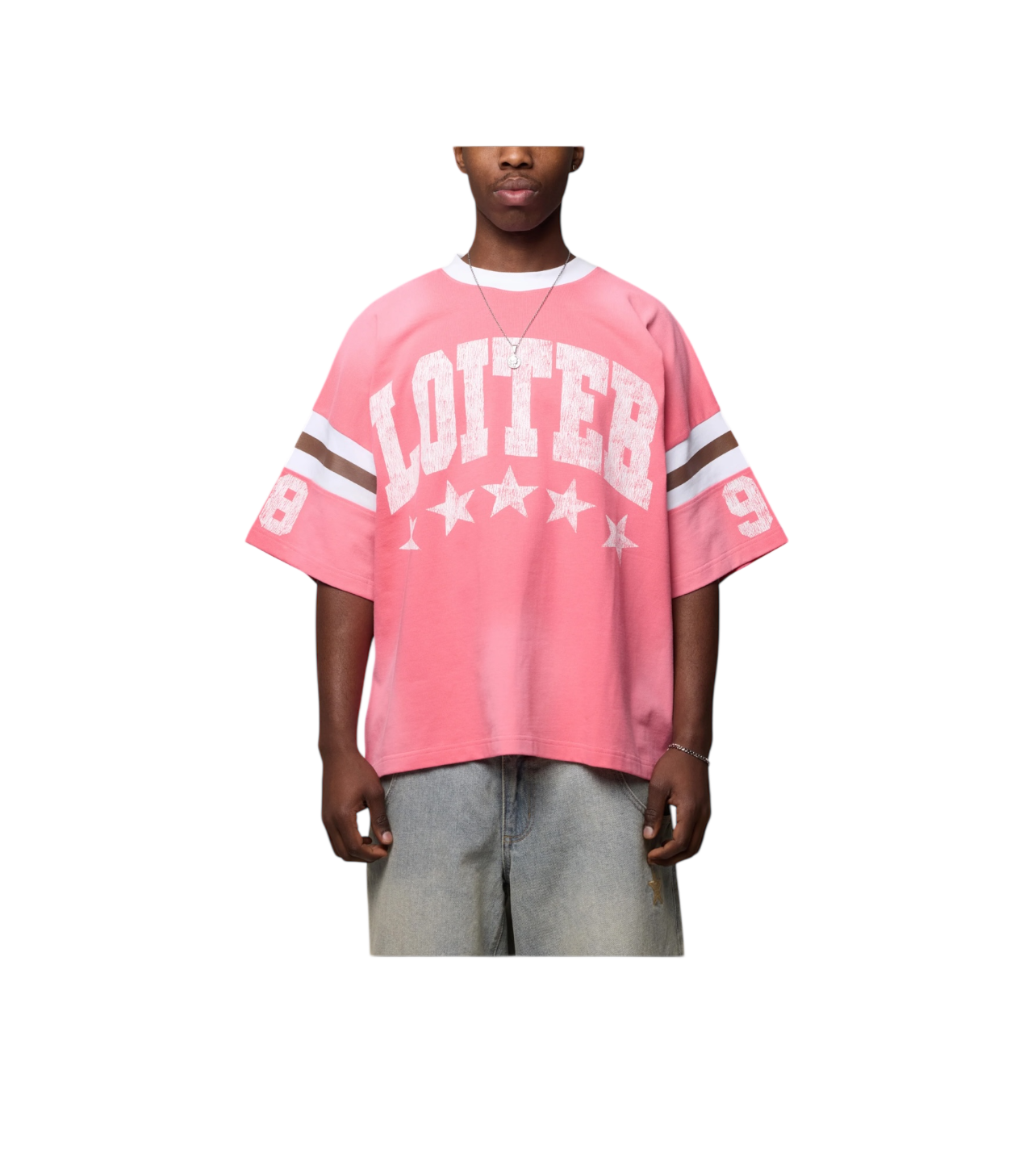 Loiter Human Race Pink Tee