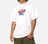 Loiter Car Tee White