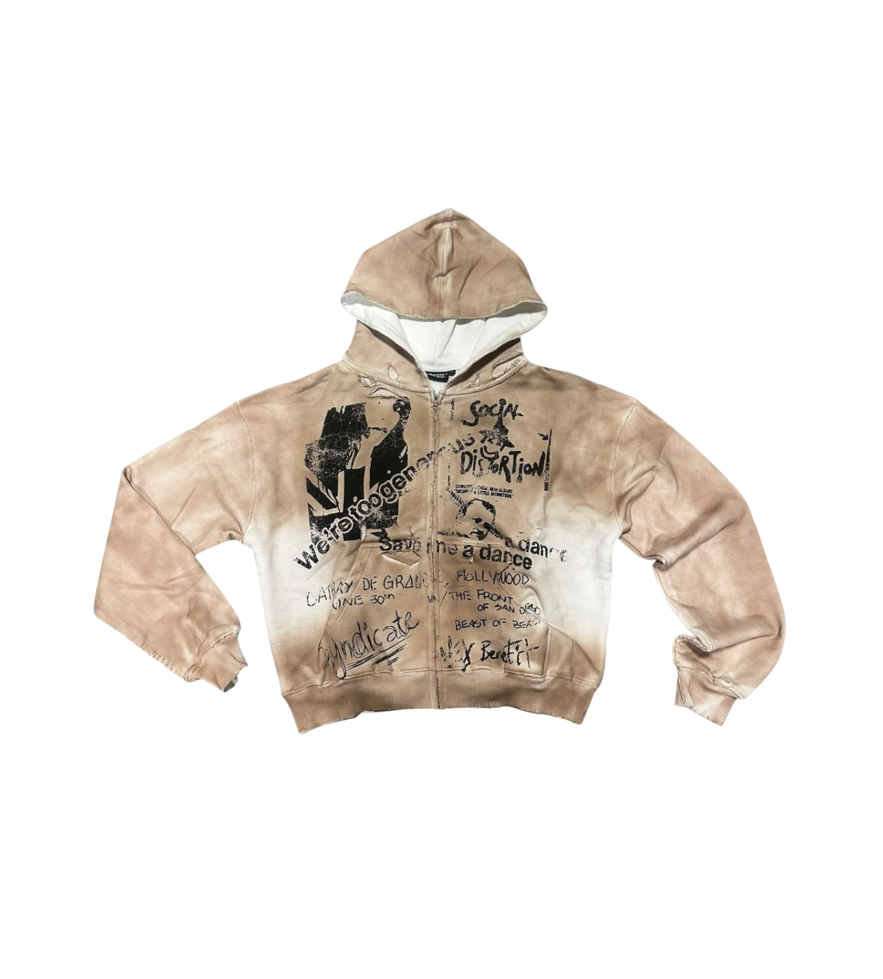 Syndicate Devine Zip Up Brown