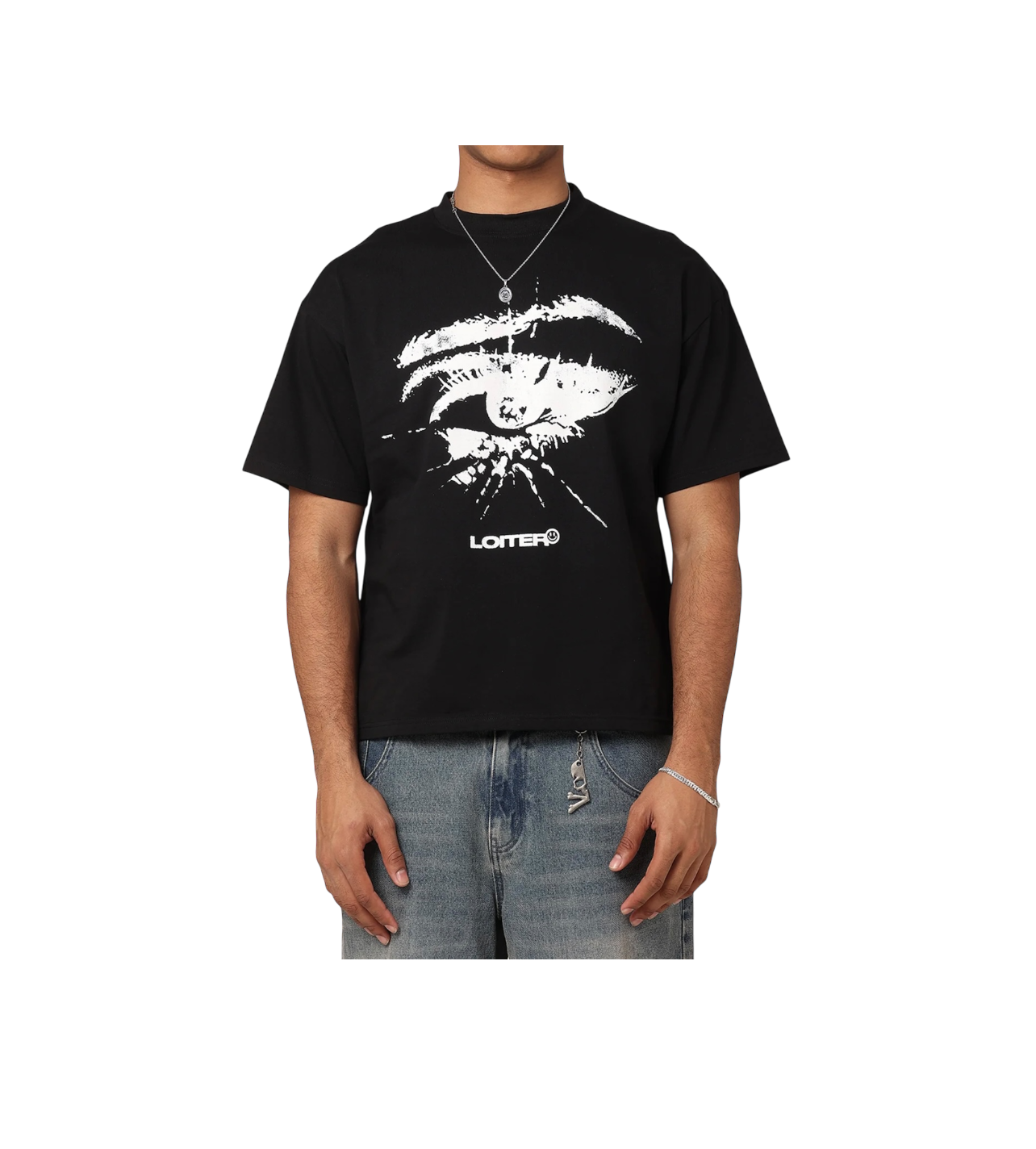 Loiter Human Race Black Eye Tee