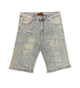 Rhinestone Jean Shorts Regular Fit