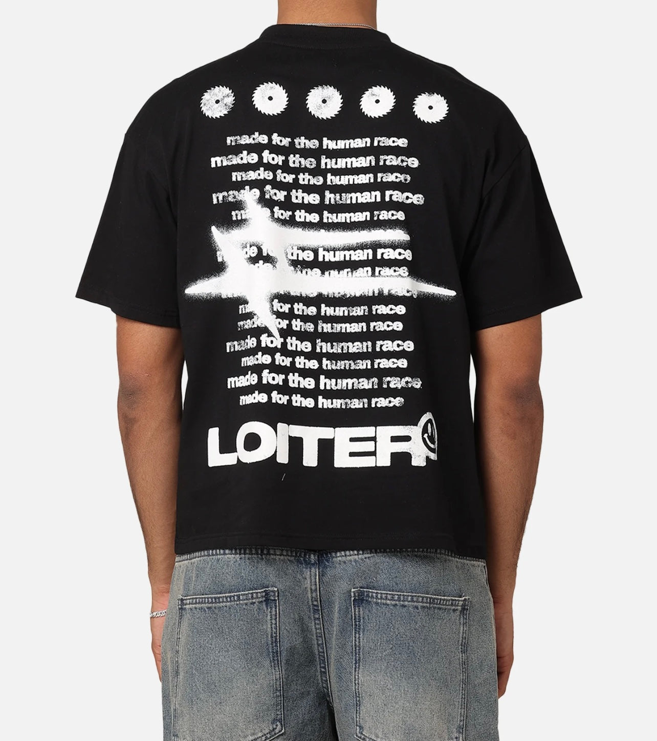 Loiter Human Race Black Eye Tee