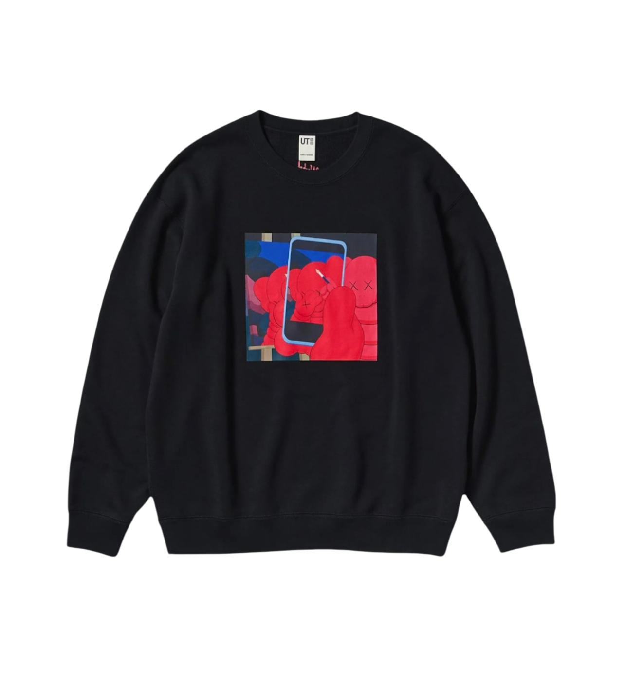 Kaws X Warhol Crewneck Black