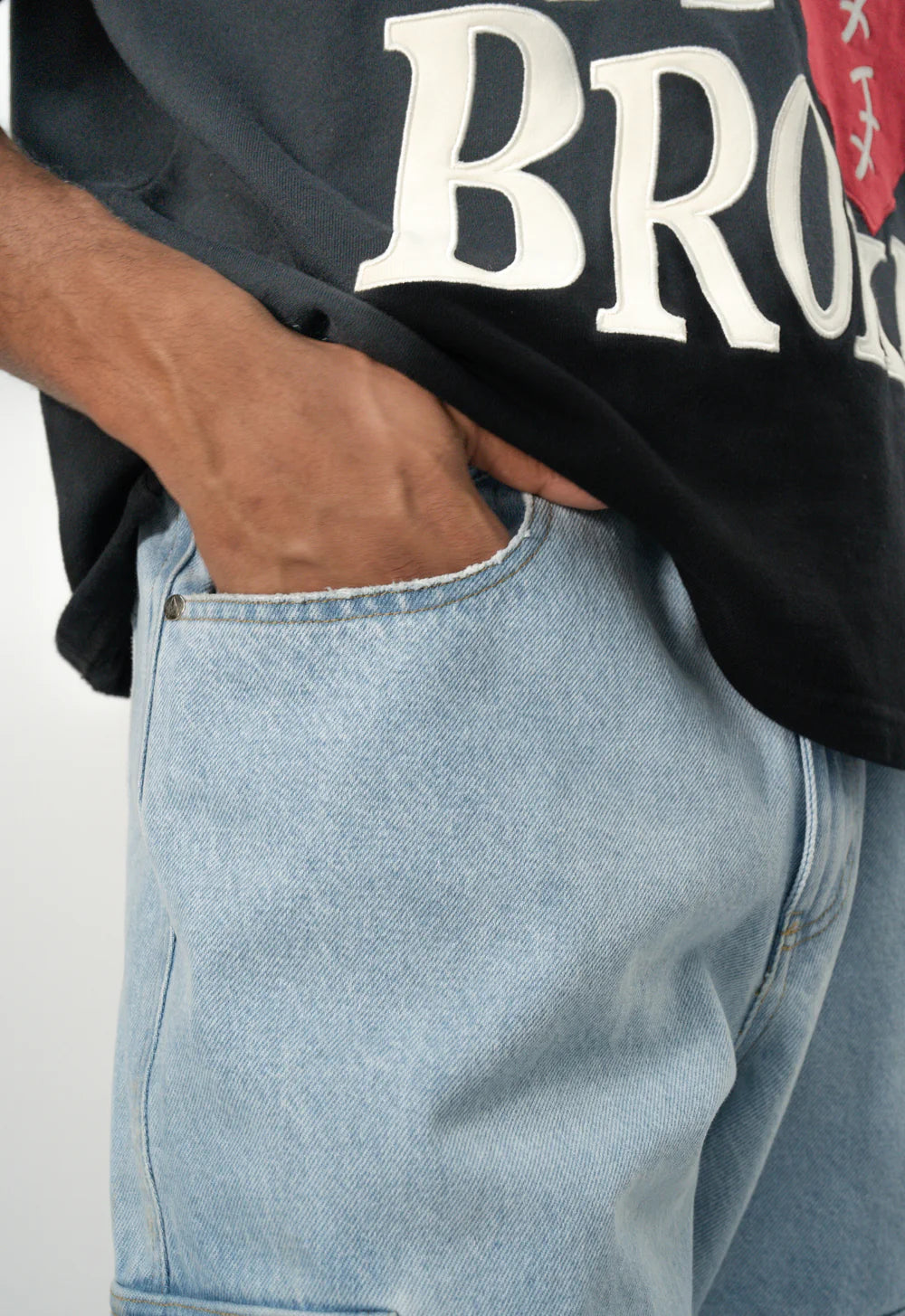 God In You “Carpenter Cargo Denim” Blue