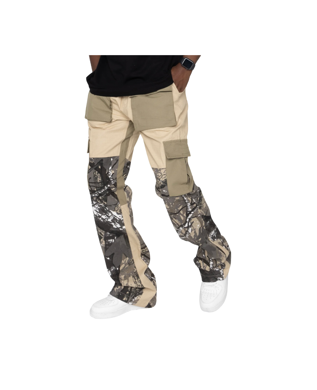 EPTM Camo Cargo Pants Light Tan