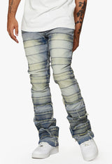 Lab Light Wash Stacked Patch Denim