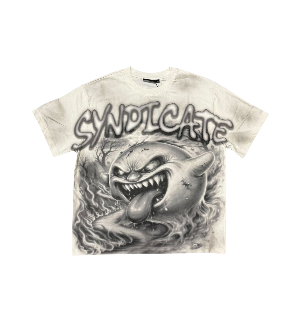 Syndicate Airbrush Tee Ghost White
