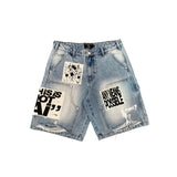 Mixed Emotions “Ai” Shorts Blue
