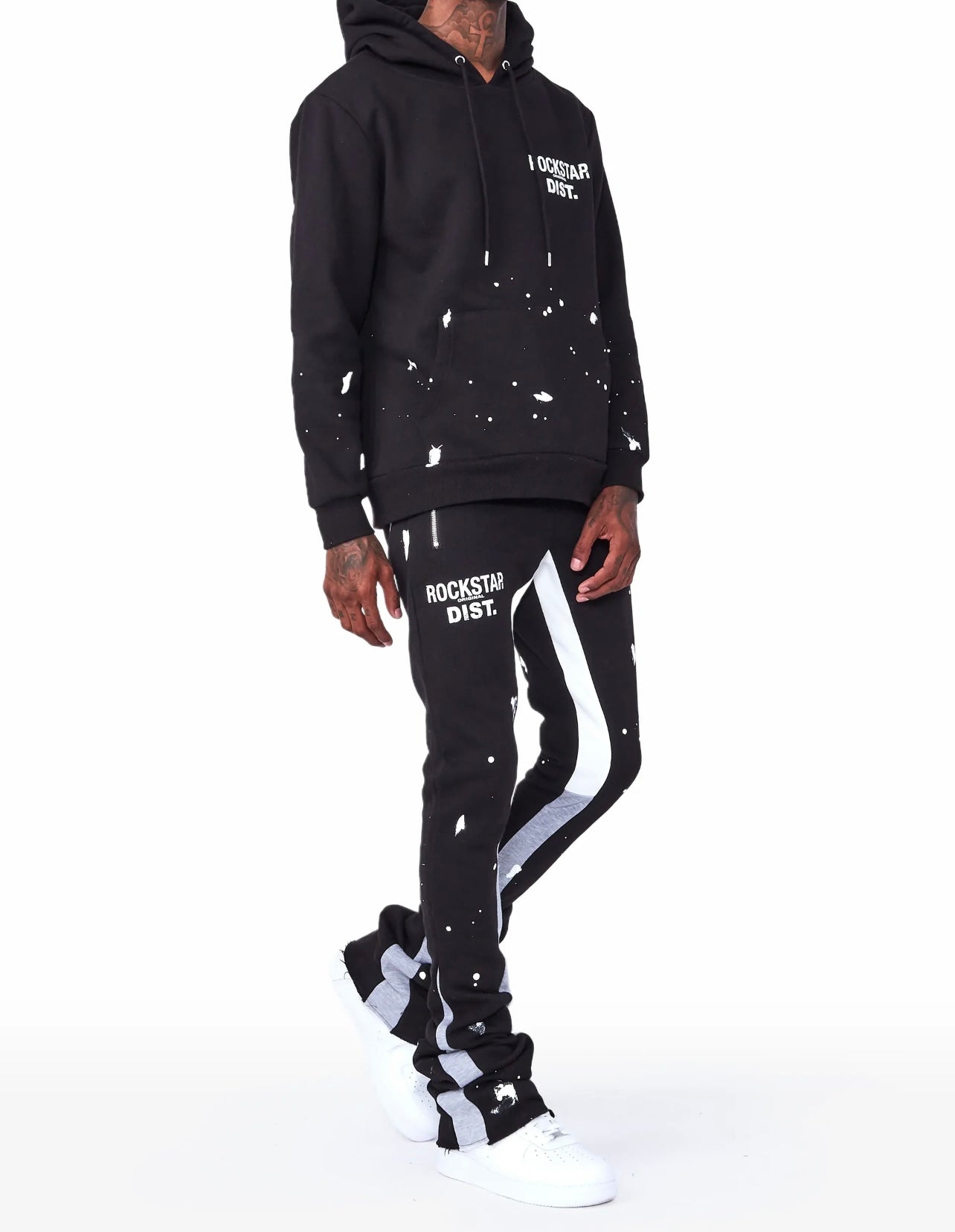 Rockstar Dept Black Logo Sweats