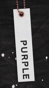 Purple Brand P001 Over Spray Slim-Fit Jeans Black
