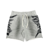 Mixed Emotions Faded Shorts Grey