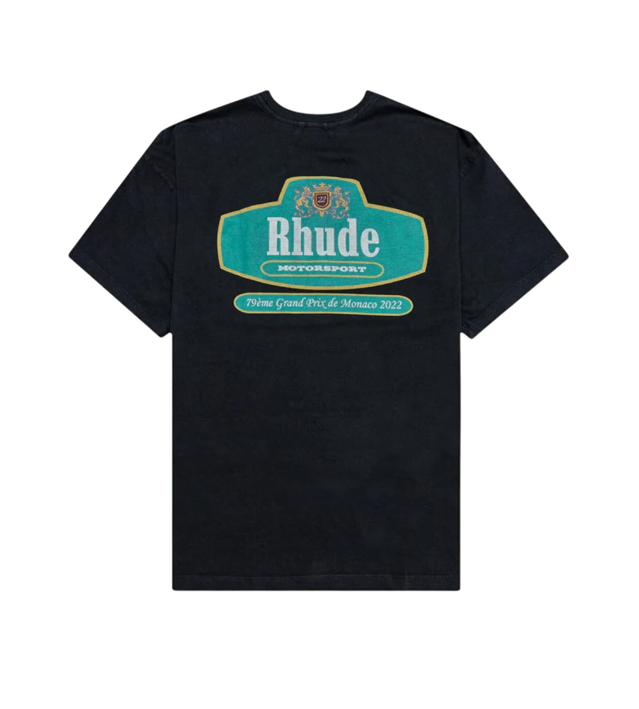 Rhude Monaco 2022 Black Tee