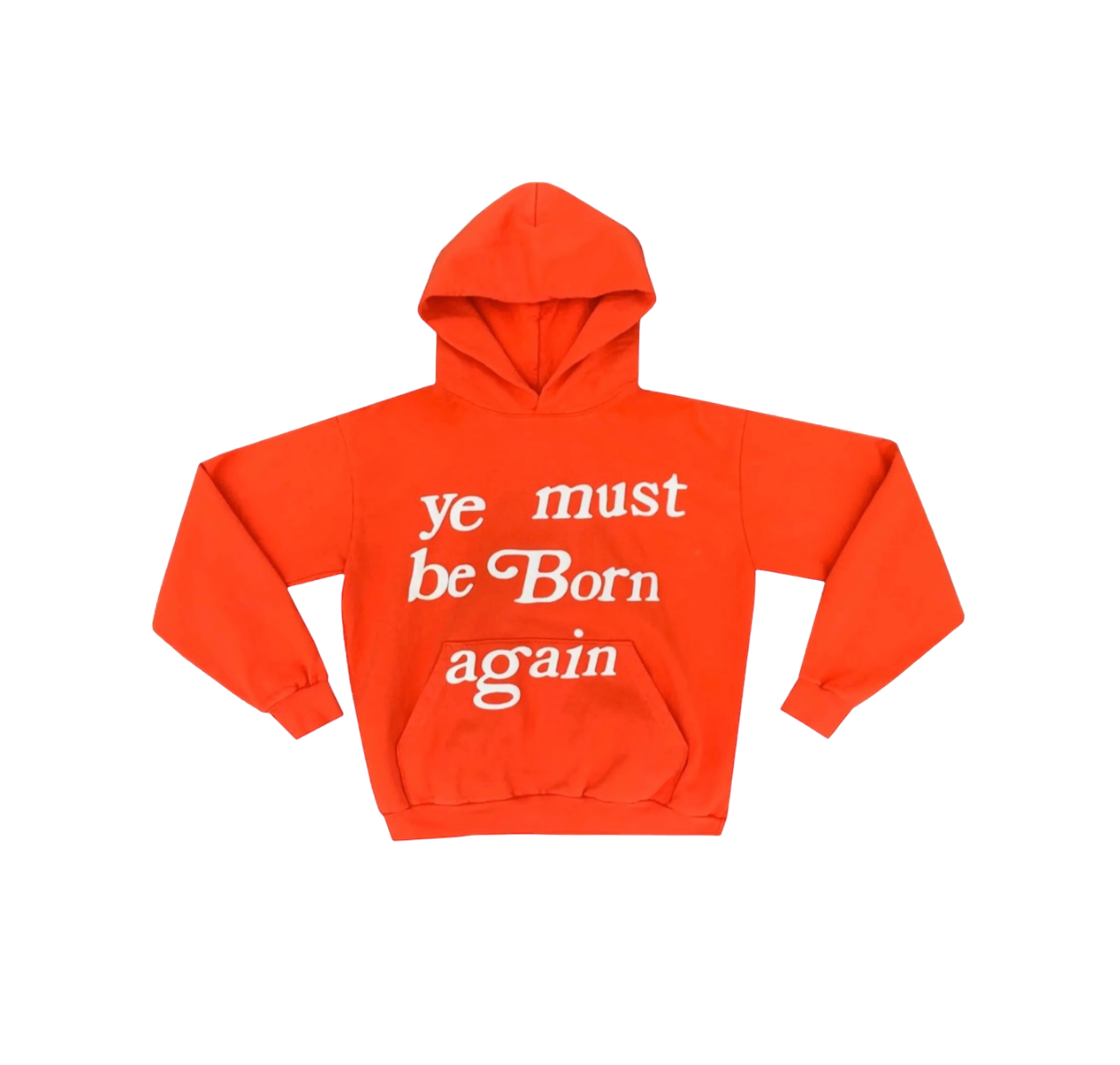 CPFM YE Must Be Born Again Orange Hoodie