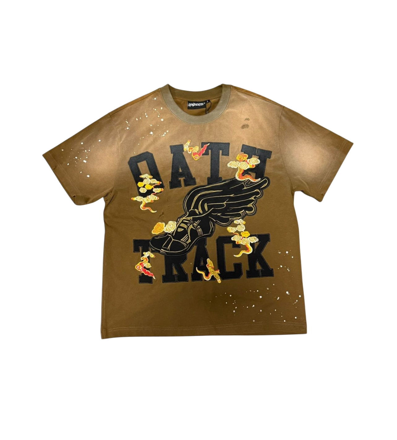 Syndicate Oath Track Tee Brown