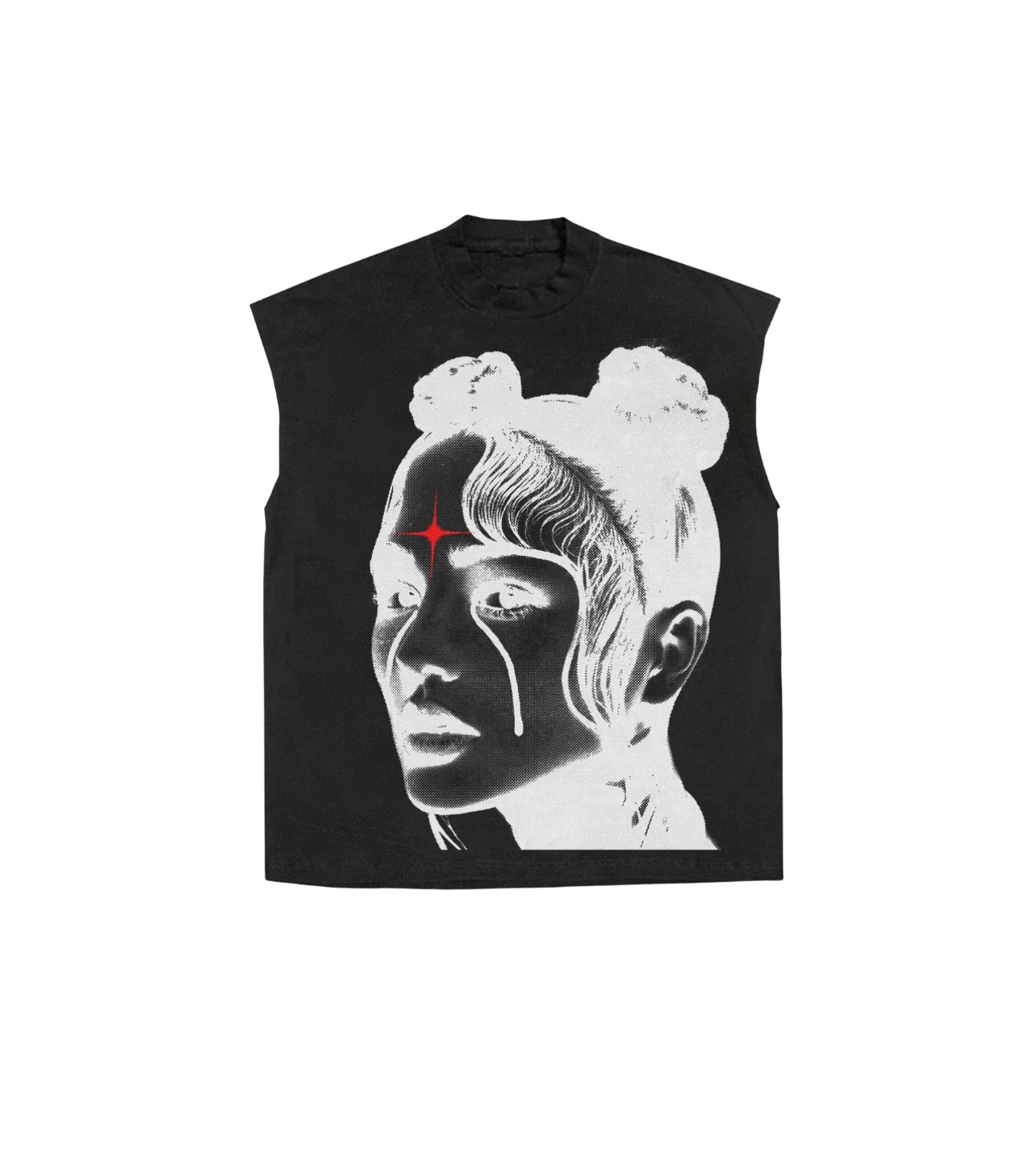 Madness “Spiritual Girl” Cut Off Tee Black