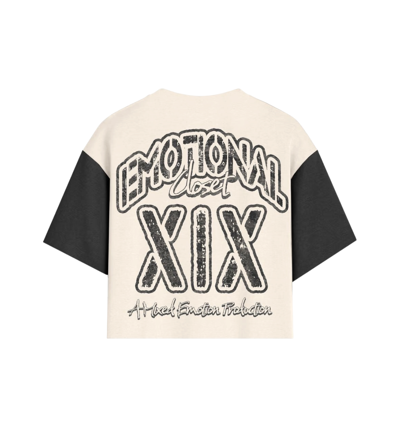 Mixed Emotions Cartoon Tee Cut & Sew
