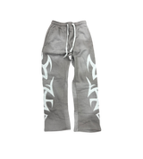 Awoken Dreams Patchwork Sweatpants Grey