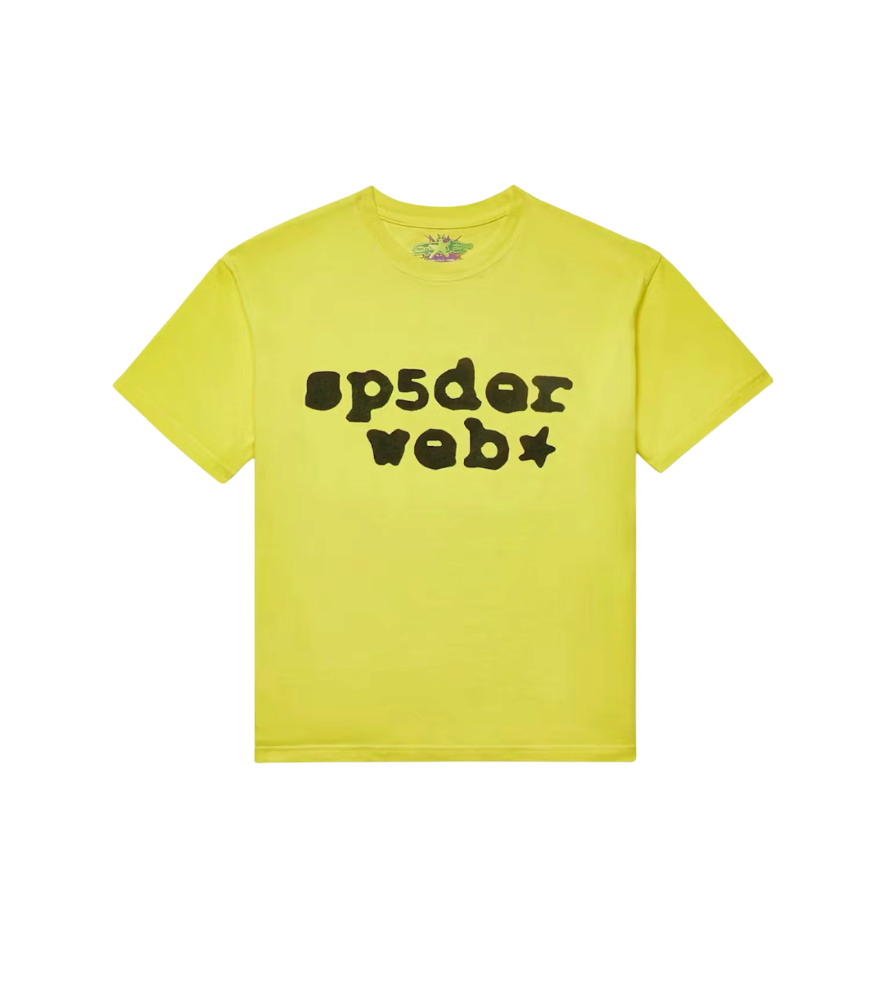Sp5der Web Tee Yellow/Black