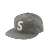 Supreme Ebbets S Logo Fitted 6 Panel Grey (Size 7 3/4) SS23