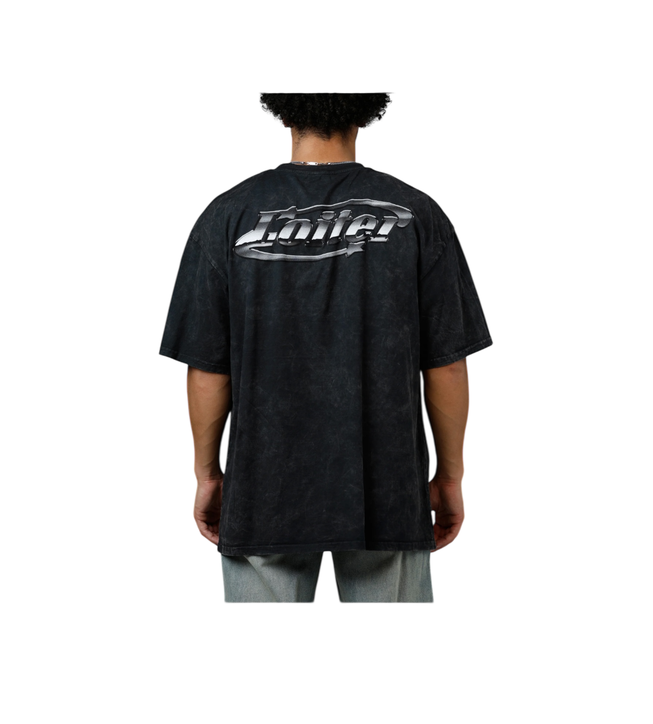 Loiter Black Chrome Tee
