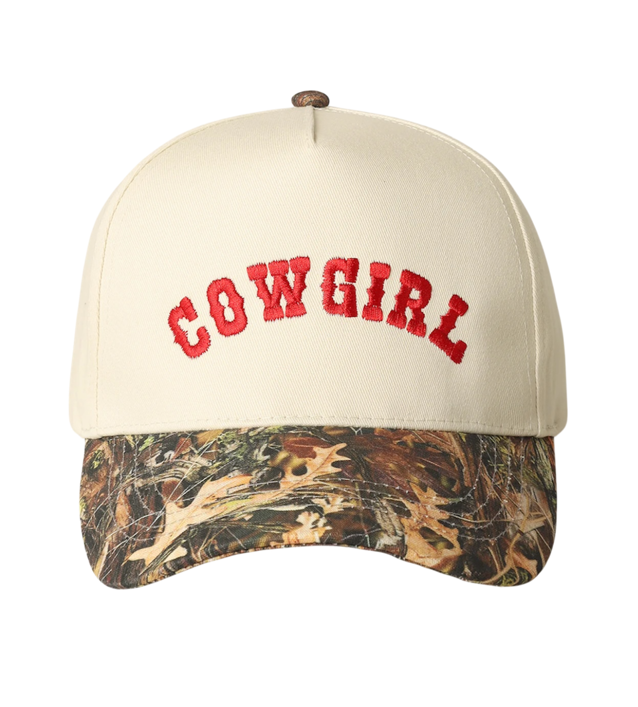 Cowgirl Camo Hat Red