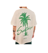 Santorini Palms Tee Cream