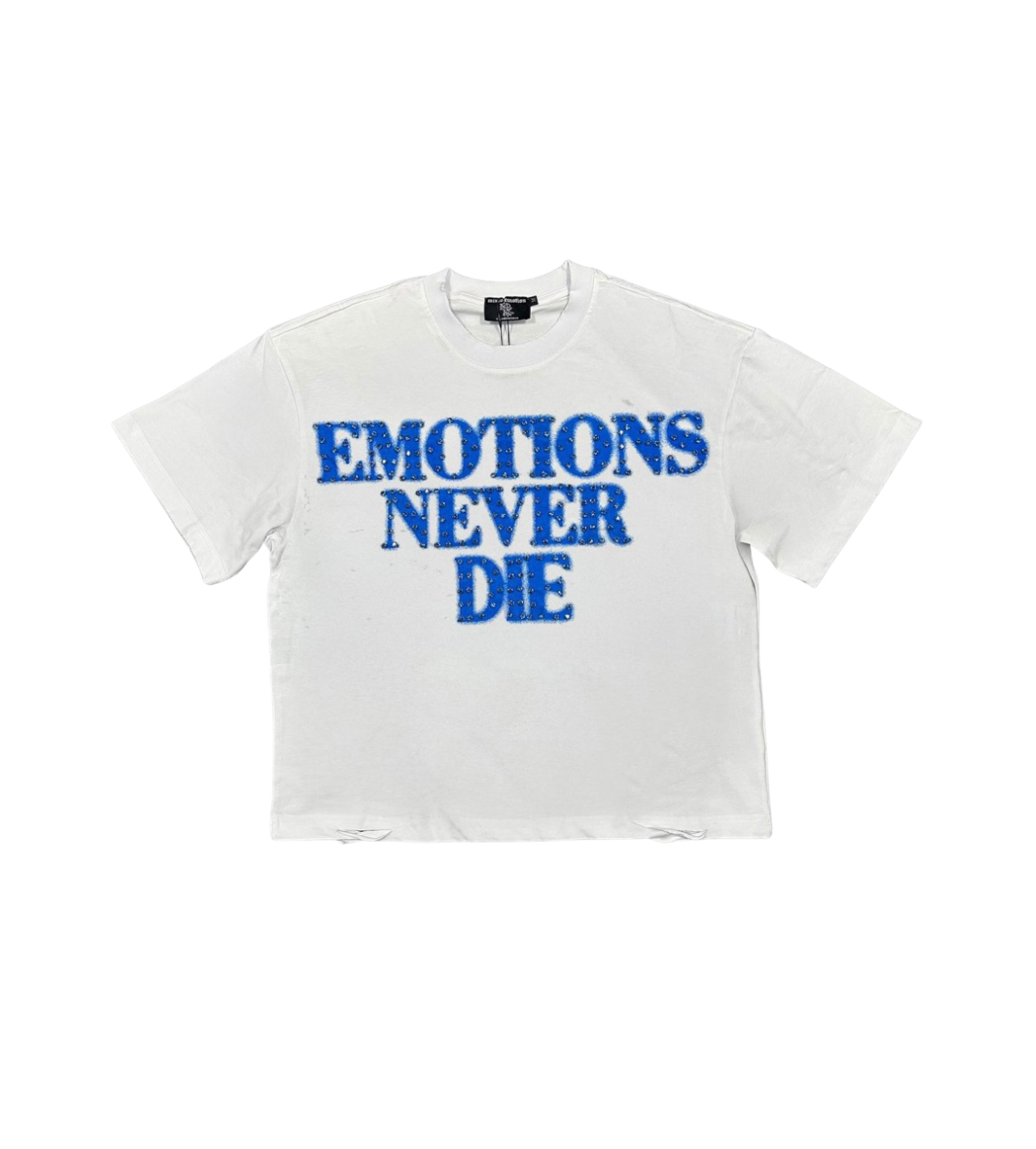 Mixed Emotions Never Die Blue Tee