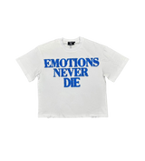 Mixed Emotions Never Die Blue Tee