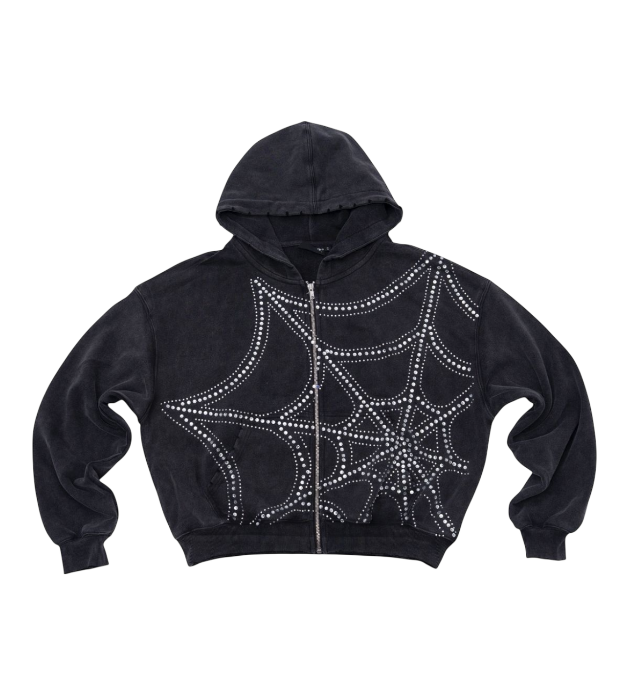 Syndicate “Web” Zip Up Black