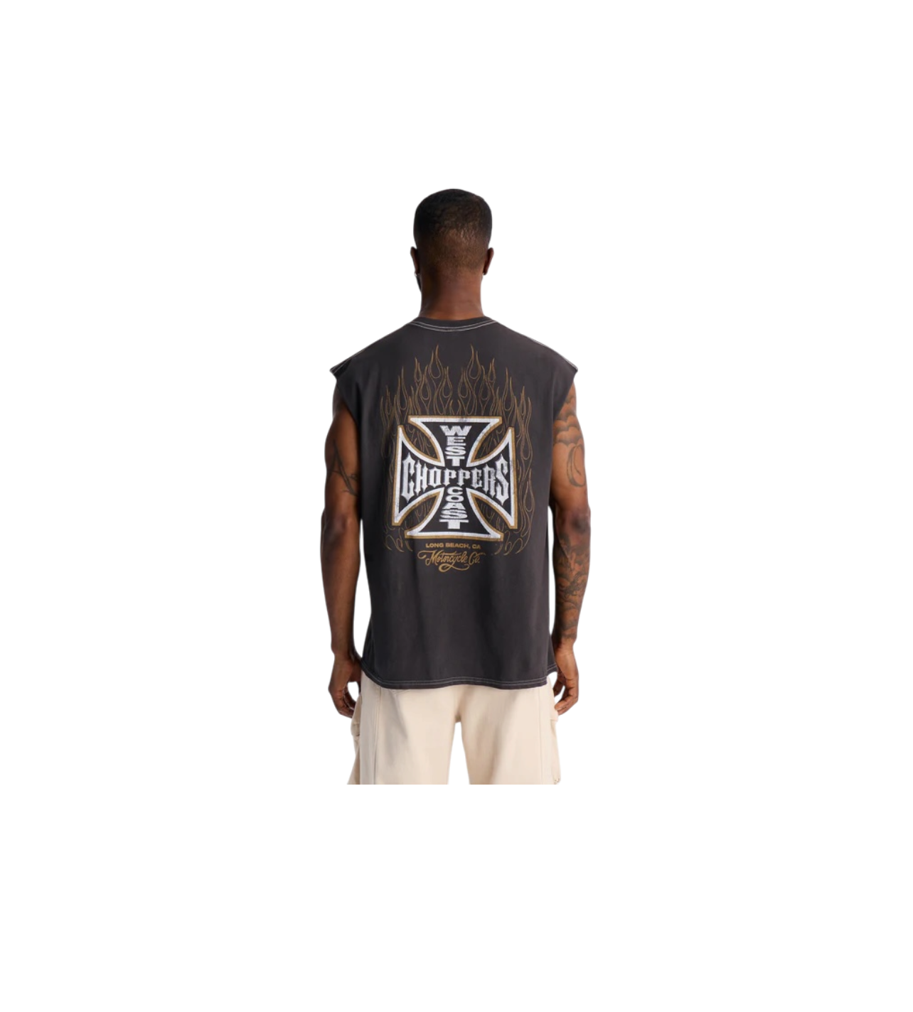 WCC Cut Off Moto Club Grey Tee