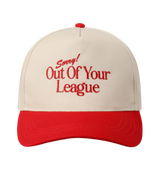 Out Of Your League Trucker Red