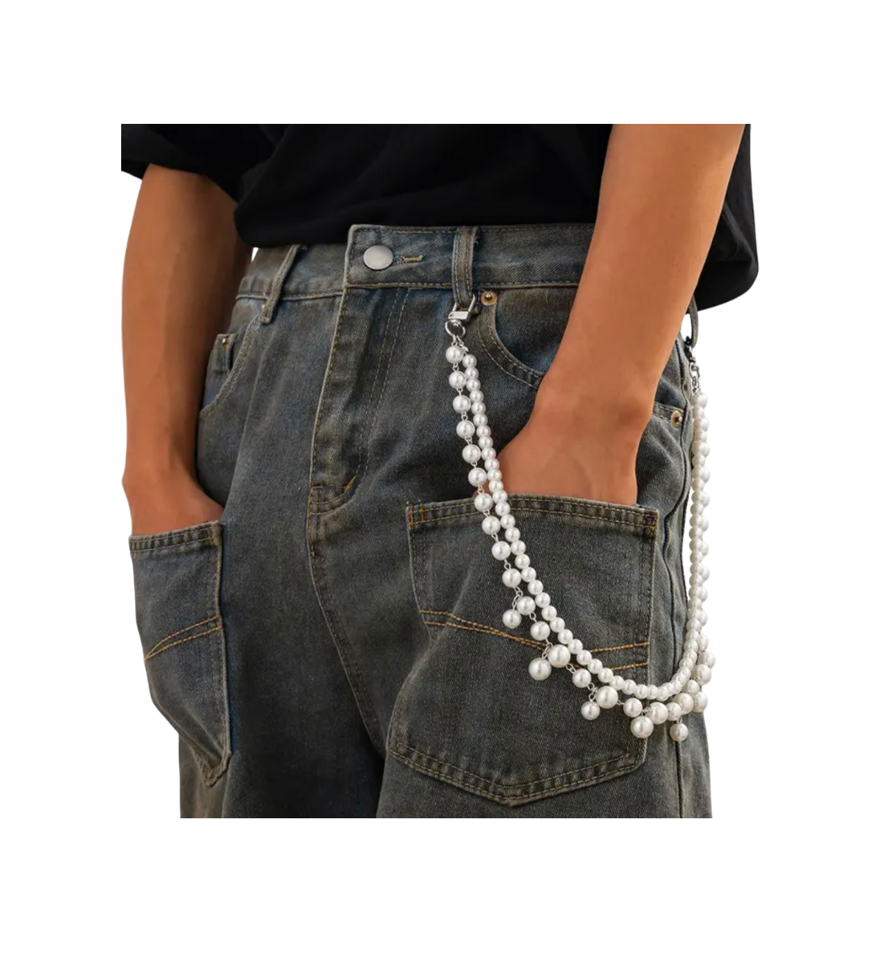 Pearl Wallet Chain