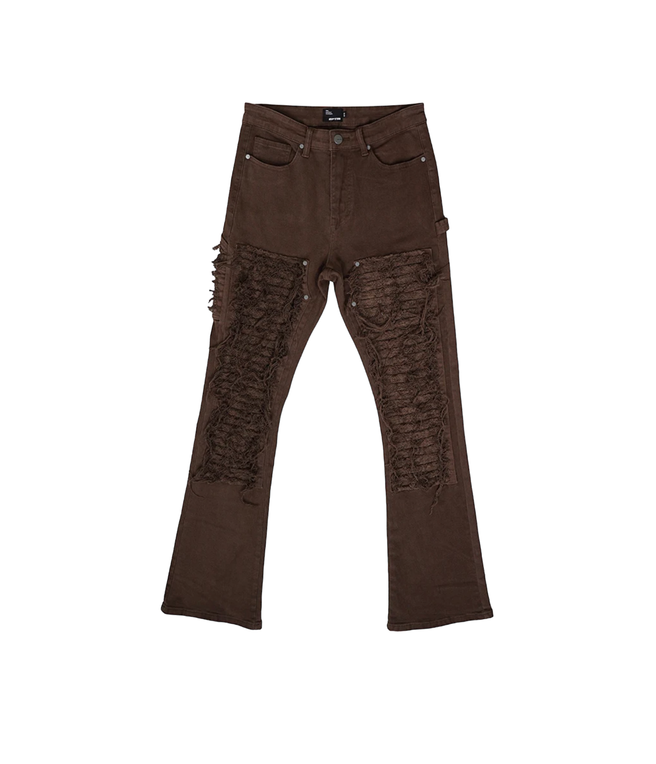 EPTM Brown Stacked Denim
