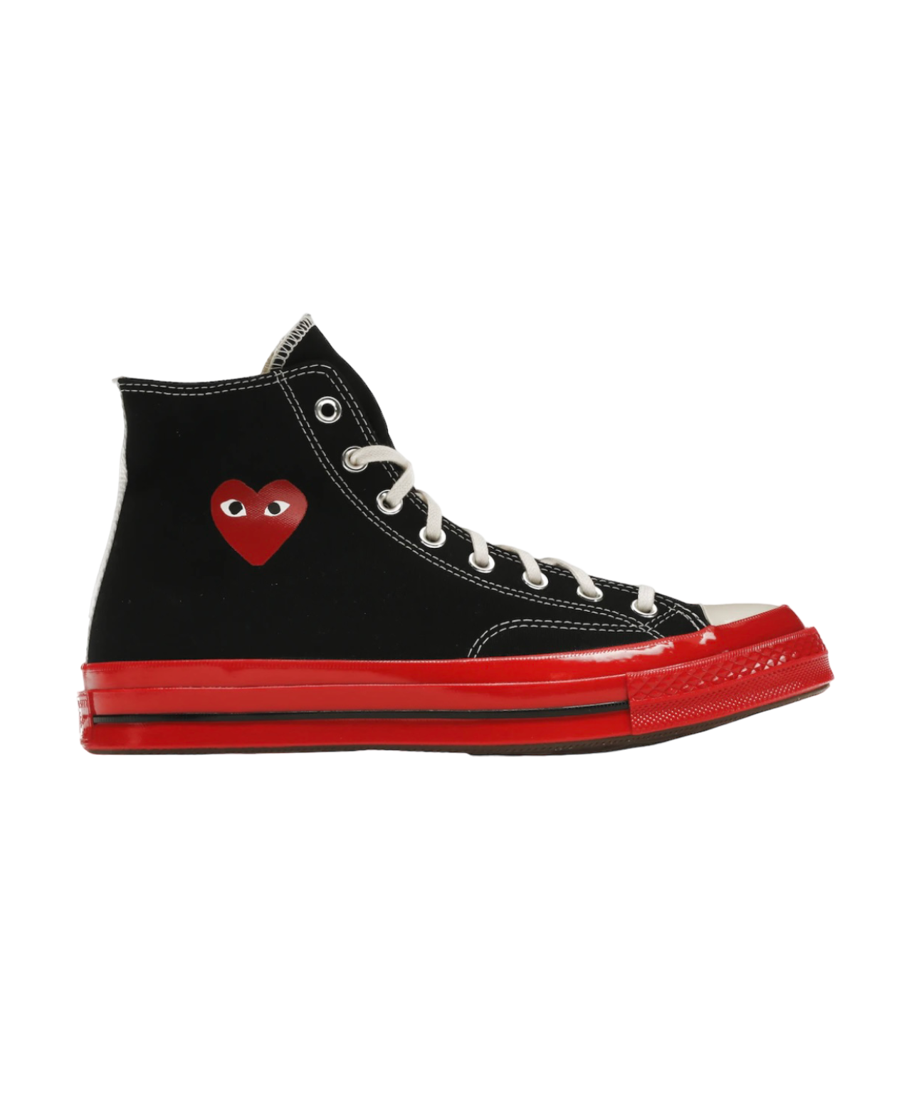 CDG Converse Black/Red
